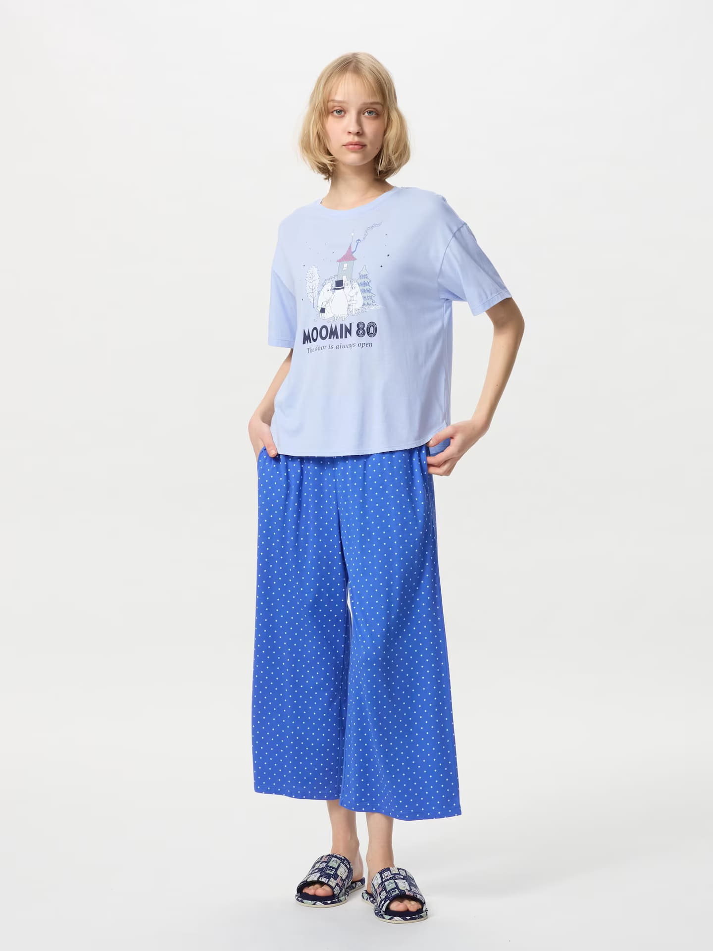 半袖ラウンジセットの着用イメージ