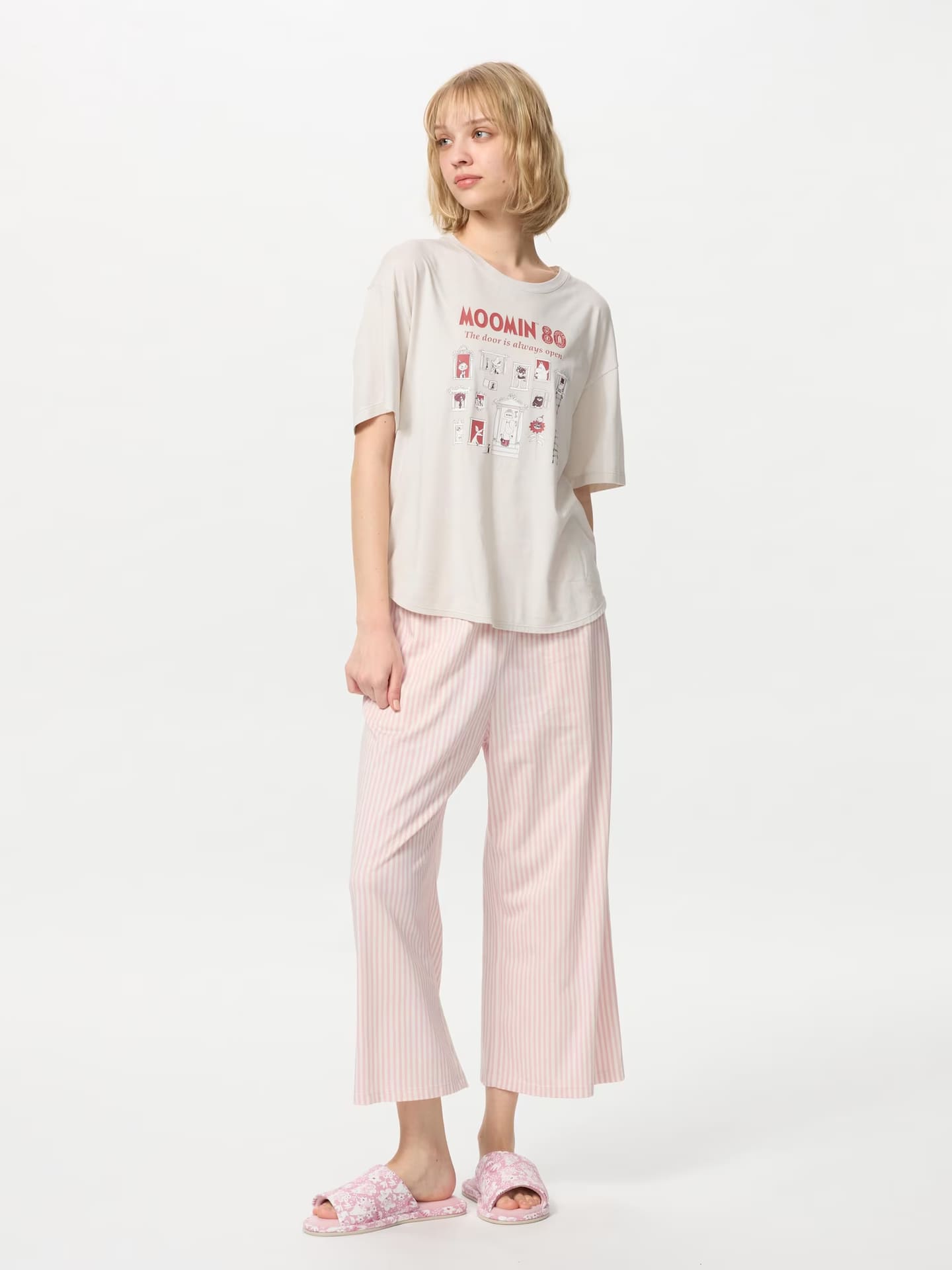 半袖ラウンジセットの着用イメージ