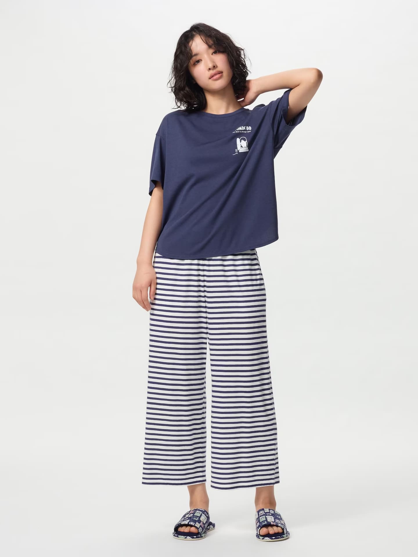 半袖ラウンジセットの着用イメージ