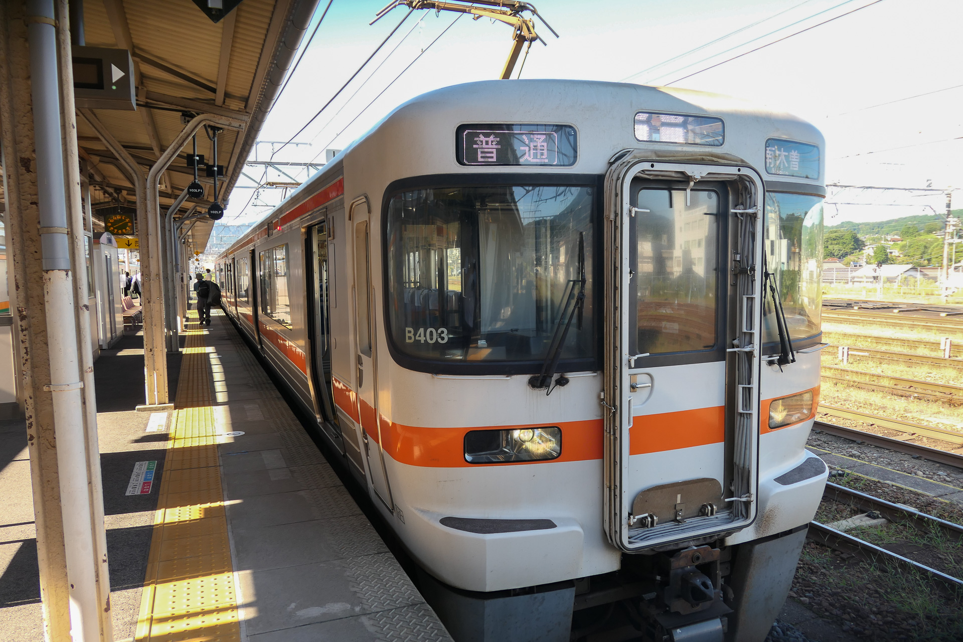 JR中央本線・中津川駅ホーム