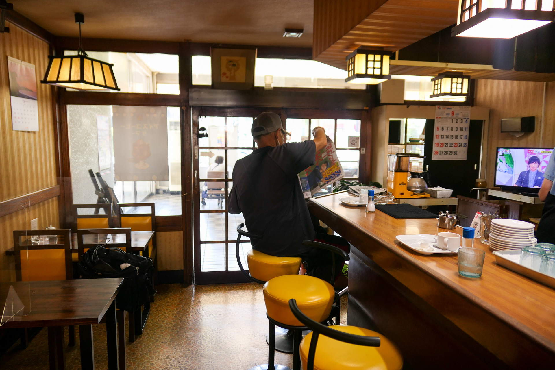 コーヒースタンド店内