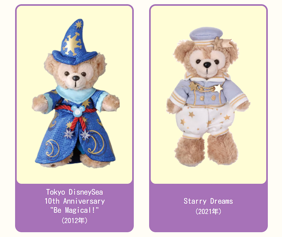 ダッフィー20周年記念「アンコール・コレクション」の結果が発表