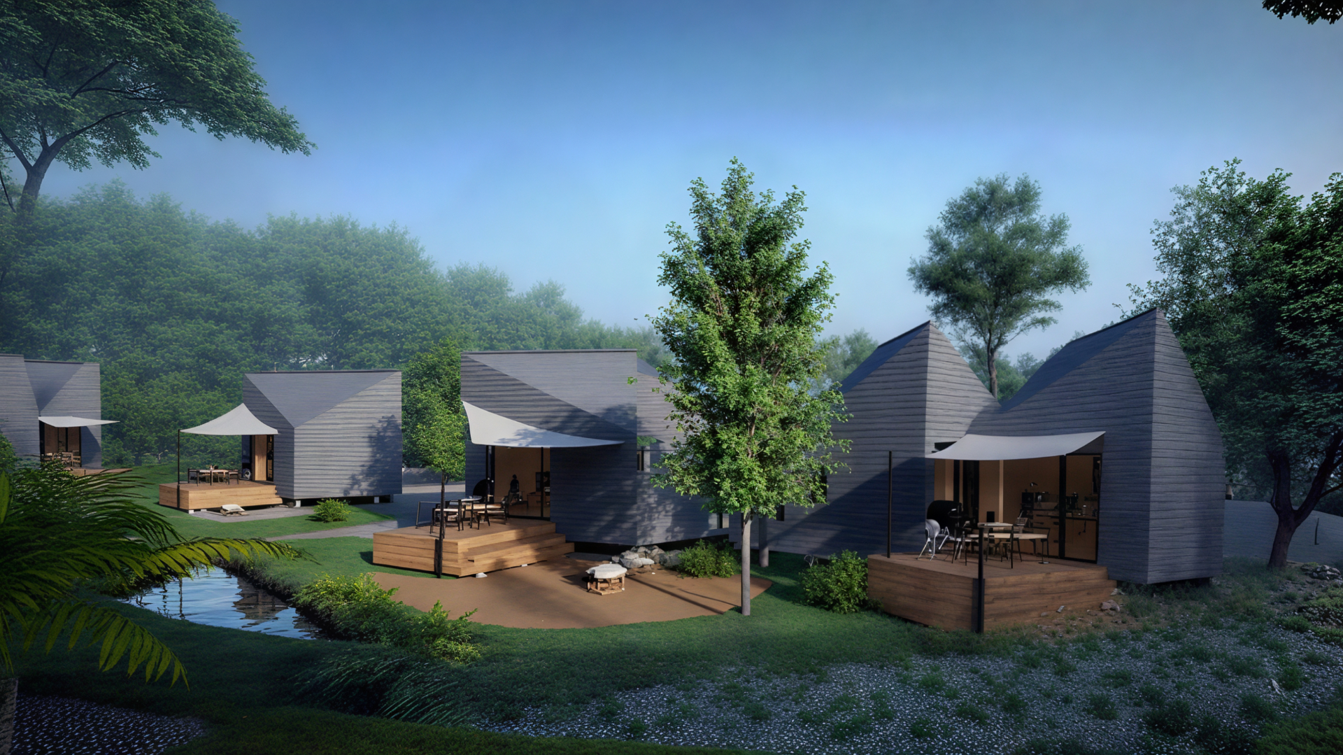 緑と水が豊かな千葉県の里山にグランピング施設「SATOYAMA TERRACE-里山テラス」開業