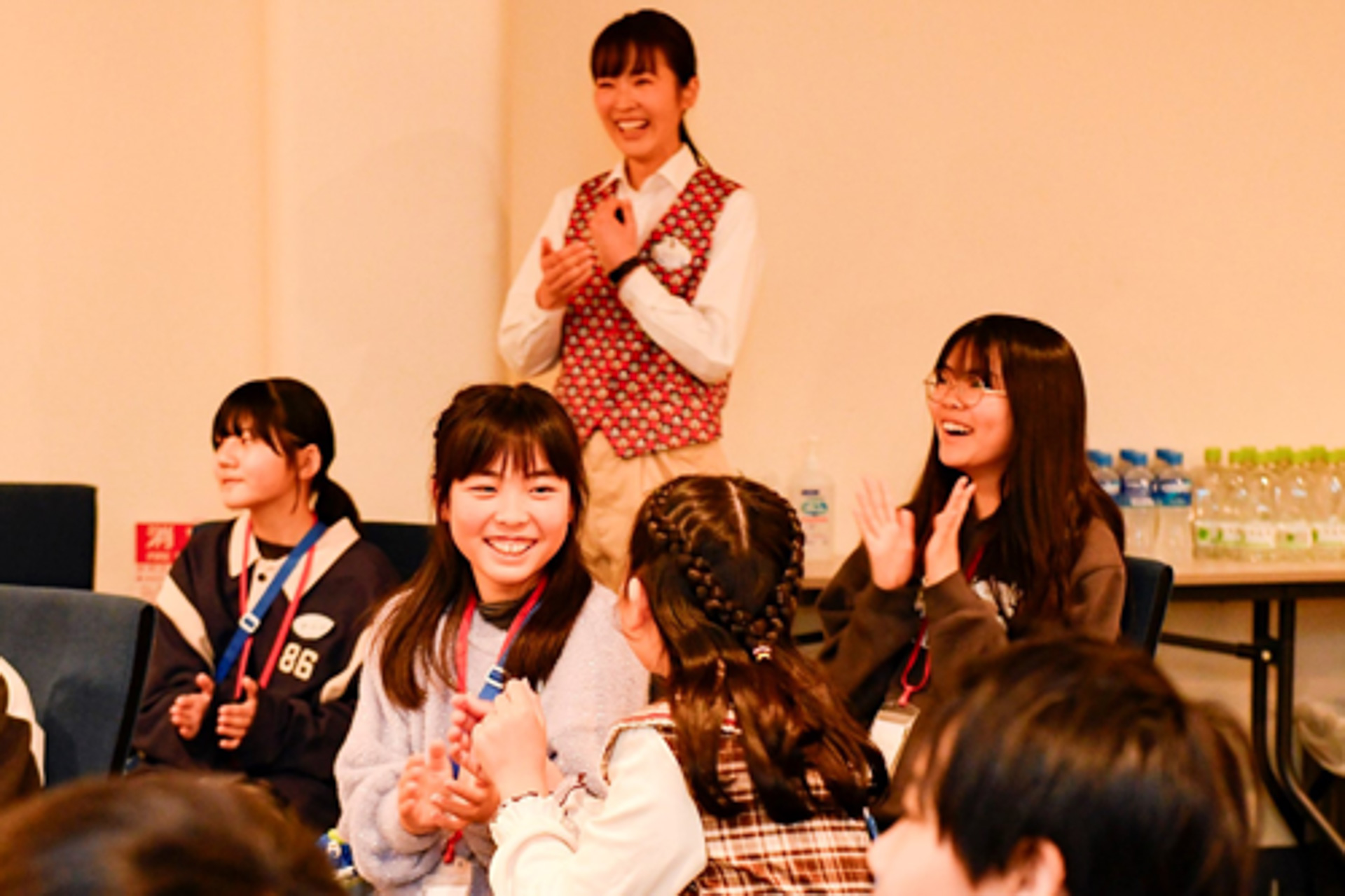 キャストとの交流を通して夢の大事さを学ぶ