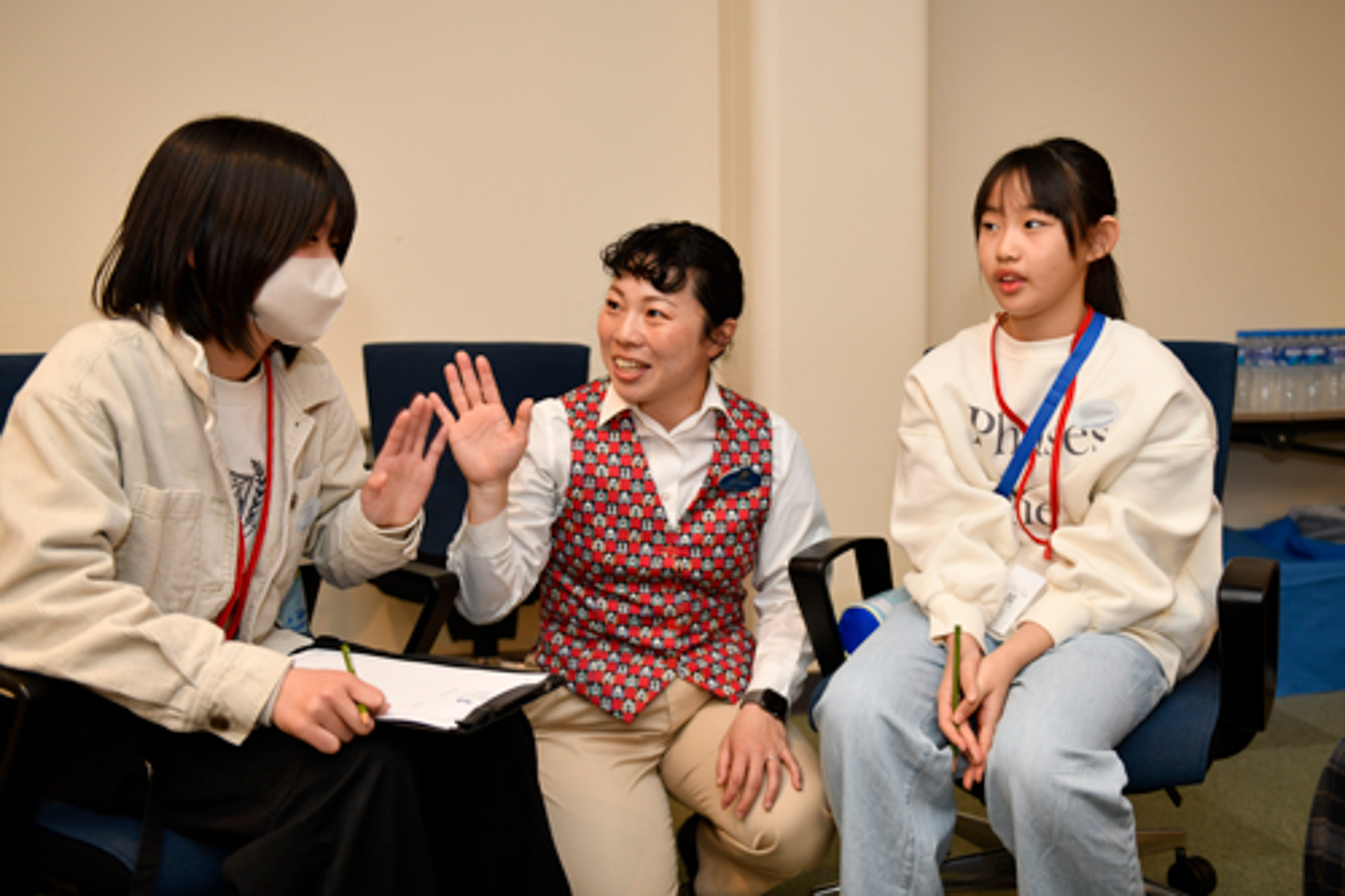 キャストとの交流を通して夢の大事さを学ぶ