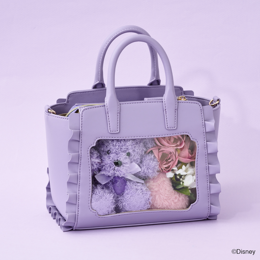 「ジャスミン」はパープル。ジャスミンの勇敢さと大胆さを表現したカラーと型押しデザインで「アラジン」の世界観を楽しめる