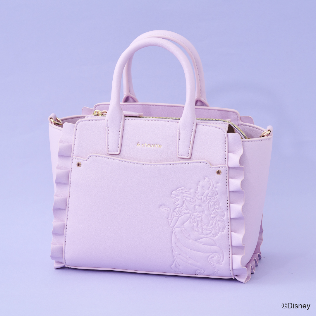 「ラプンツェル」は淡いパープル。ラプンツェルのトレードマークでもある長い金髪と配色が相まって表現され、「塔の上のラプンツェル」推しに〇