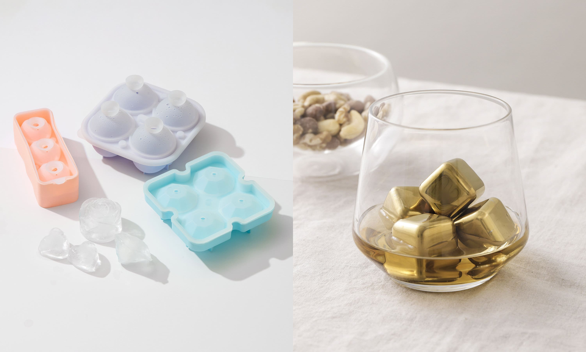 スリコから、おしゃれな氷が作れる製氷機や溶けない氷のステンレスアイスなどが新登場