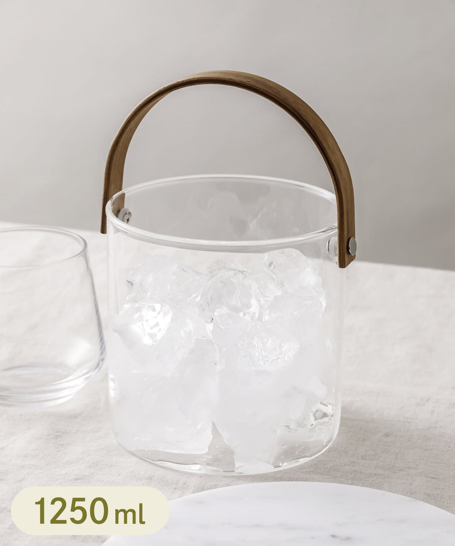 「ガラスアイスペール」（1100円）