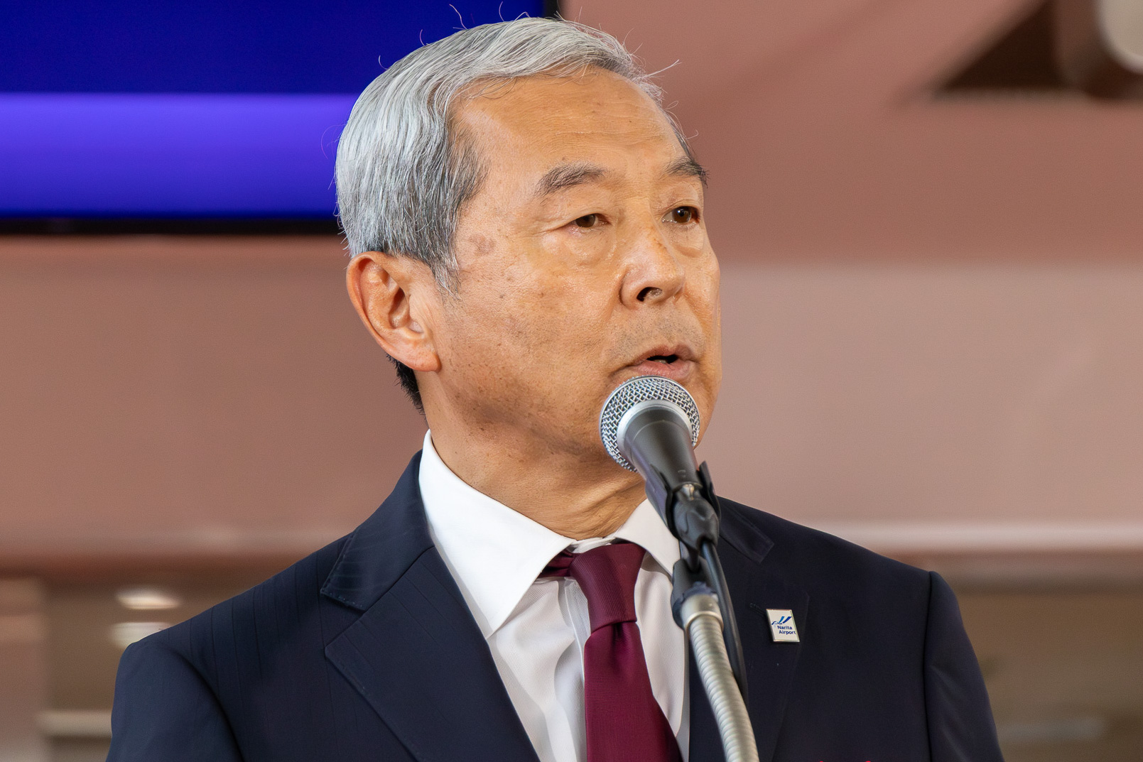 成田国際空港株式会社 代表取締役社長 田村明比古氏