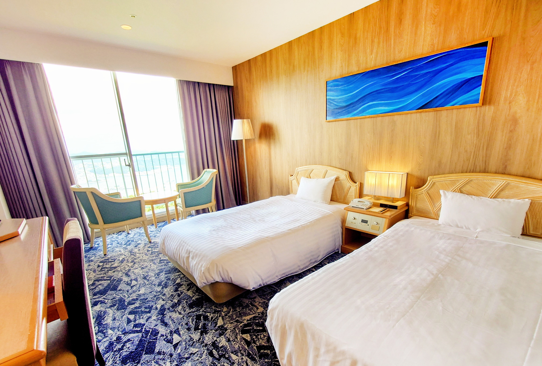 2025年3月にリニューアルした弓張の丘ホテル客室