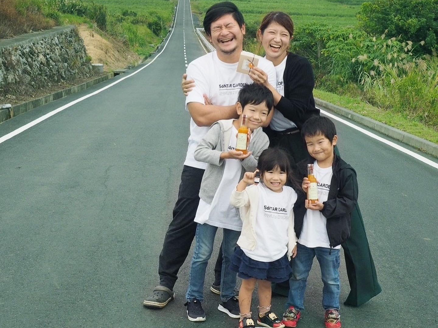 生産者の園田さんファミリー