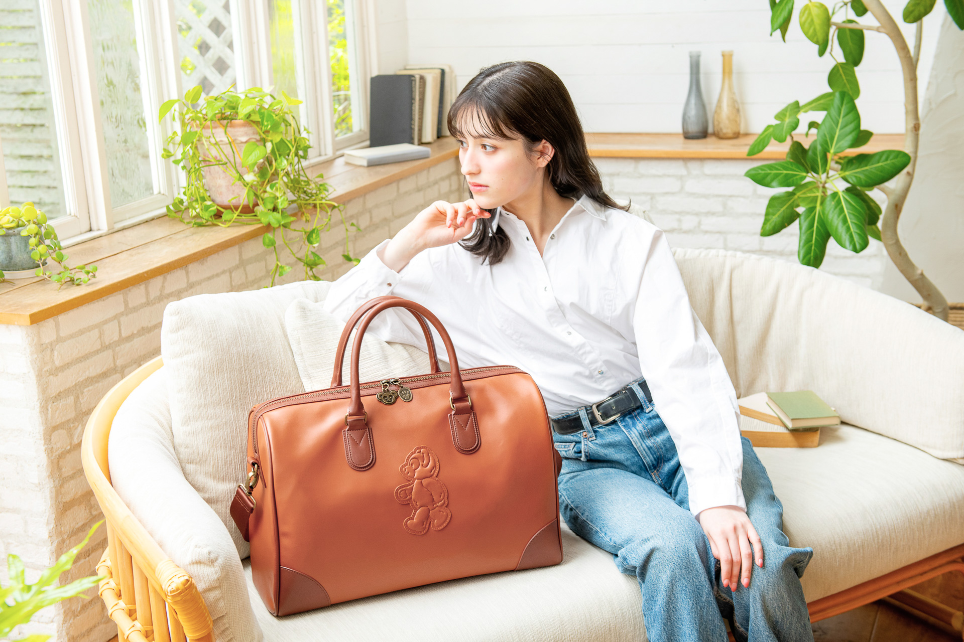 「ボストンバック」（2万2000円）は、旅行にぴったりのサイズ感