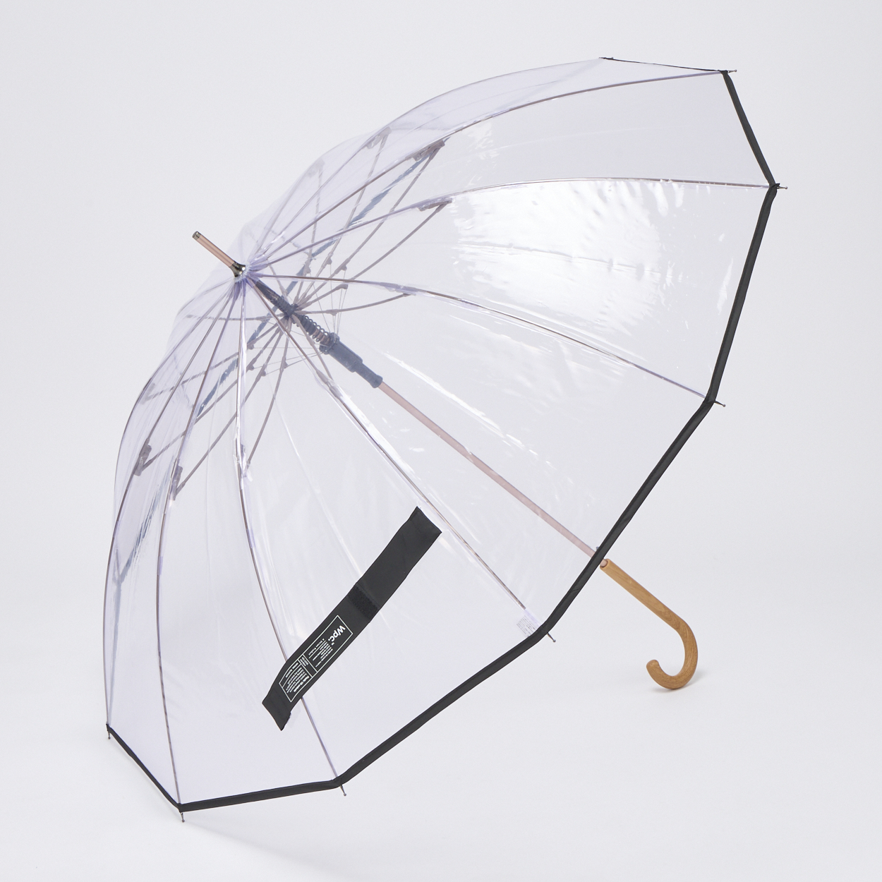 イオン限定「Wpc. クリアアンブレラ」（親骨の長さ63cm）、5カラー、各3278円