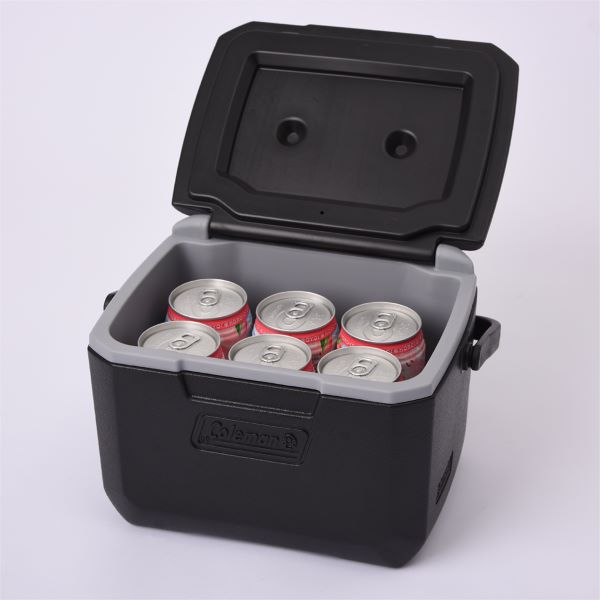 350mL缶が6本入るサイズの「コールマン クーラーボックス」（3300円）