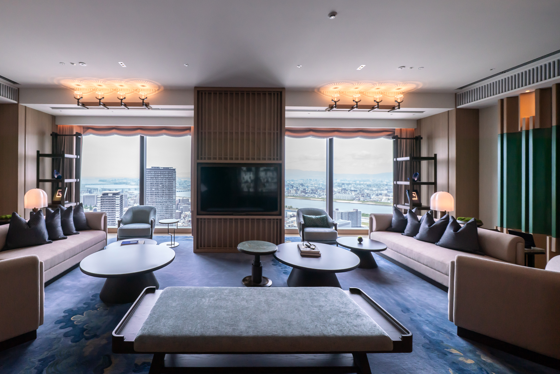 淀川方向を見渡す眺望