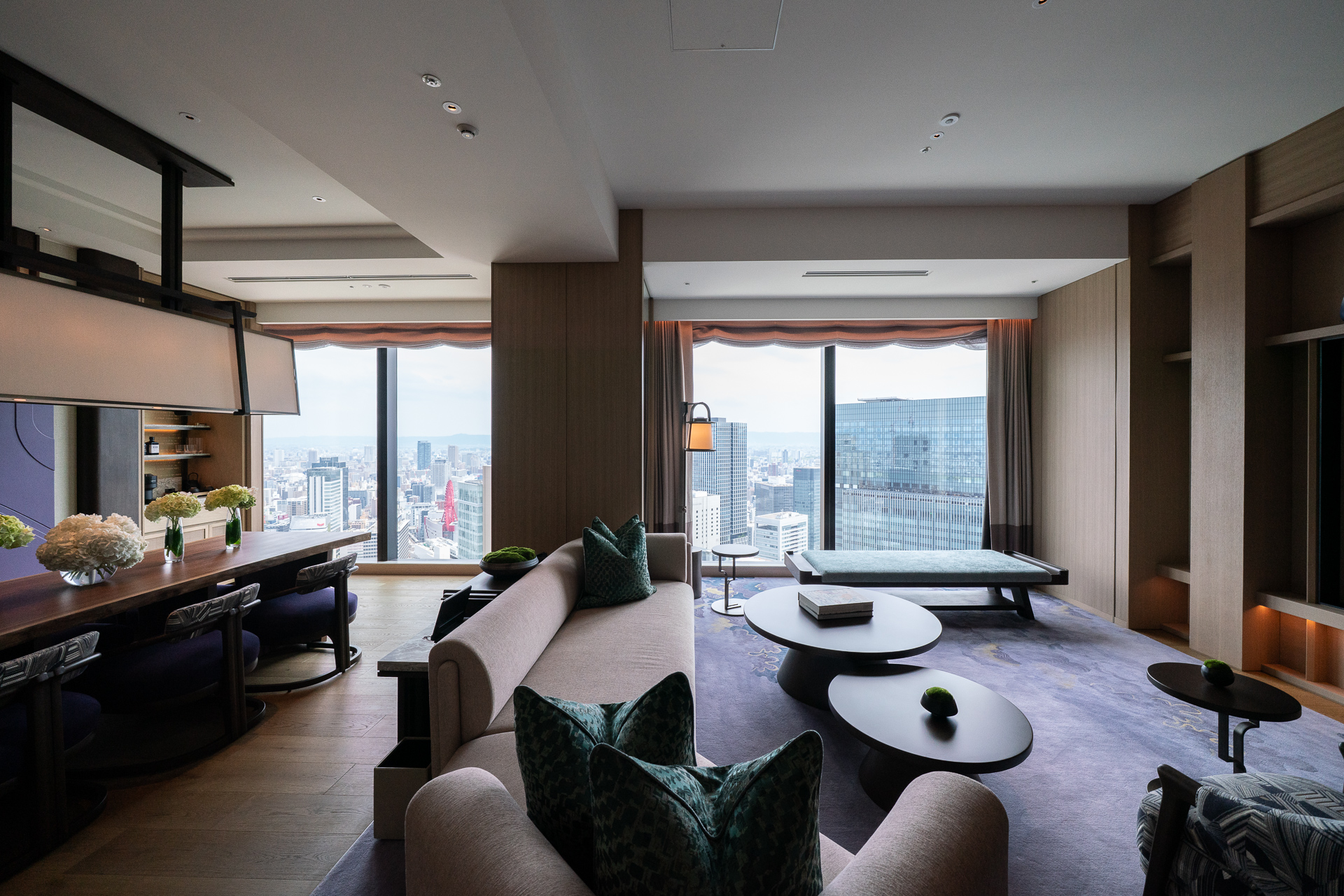 大阪駅方向の眺望