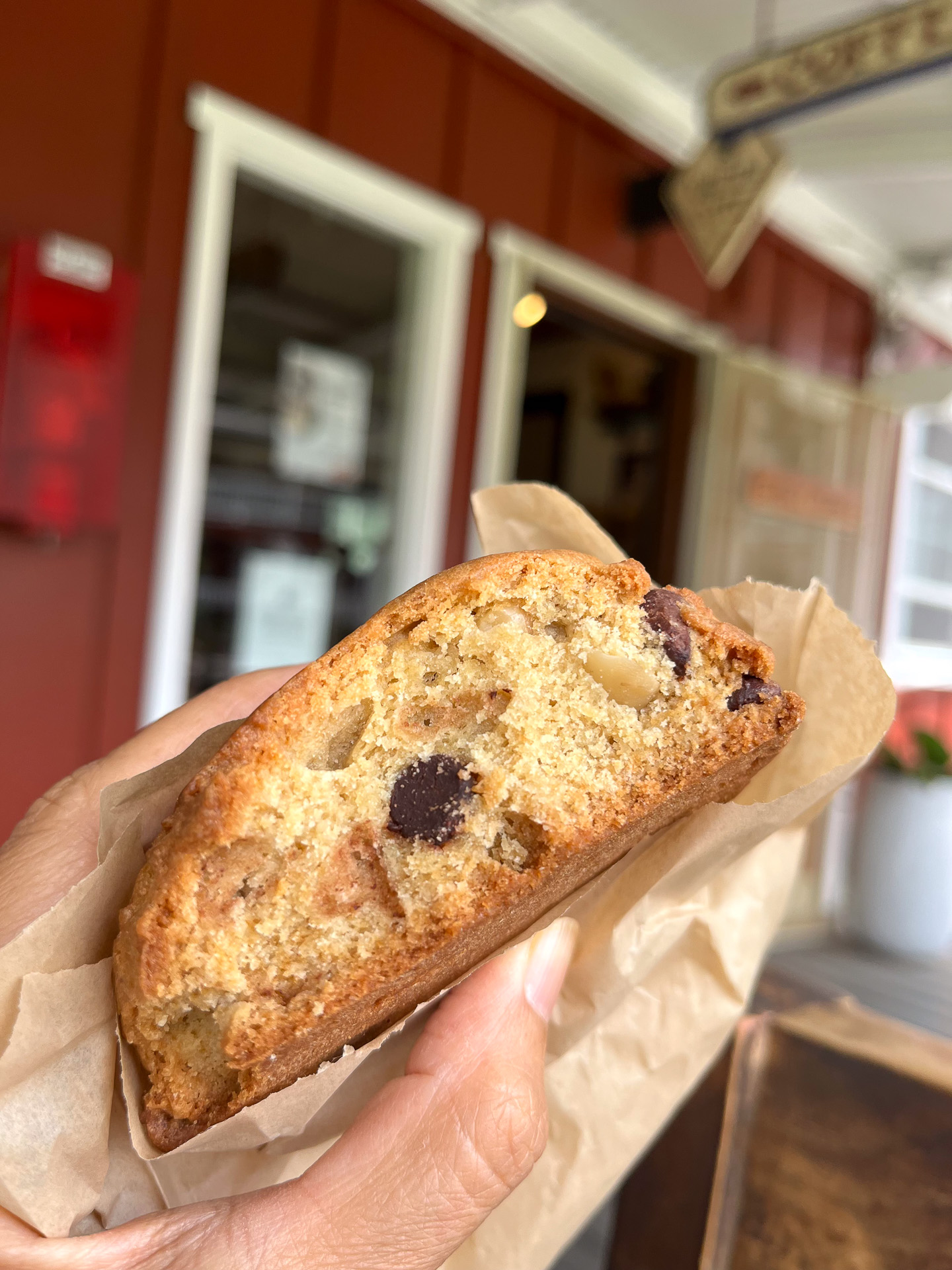 手作りクッキーは厚さ3cm！　コーヒーにピッタリだった