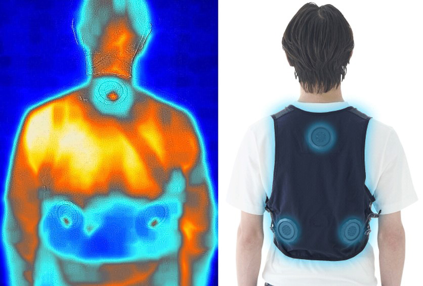 着用時の冷却イメージ