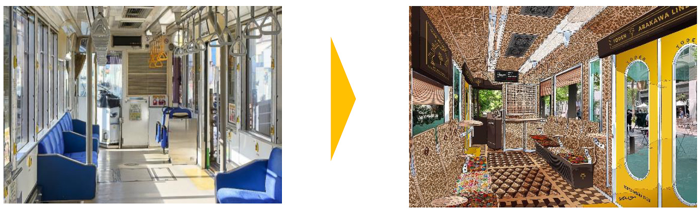 木材を多用した内装デザイン