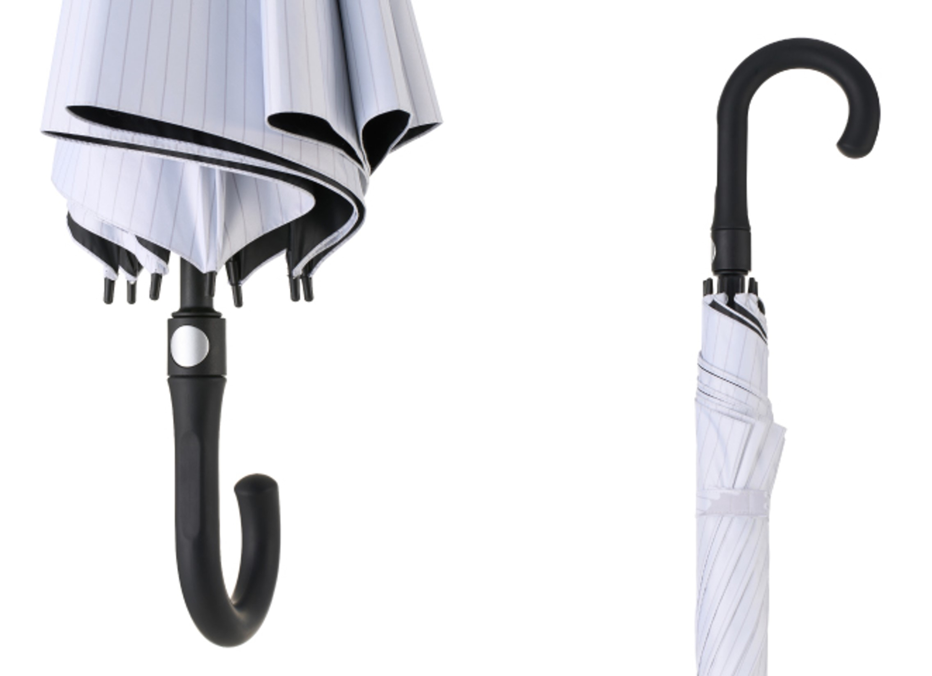 ワンプッシュ式で、使用するときは持ち手部分のボタンを押すだけ