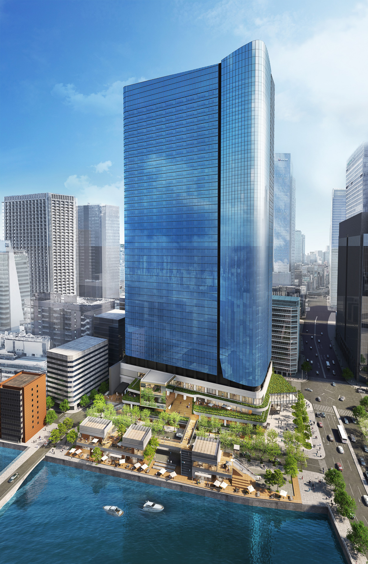 計画地の完成予想図