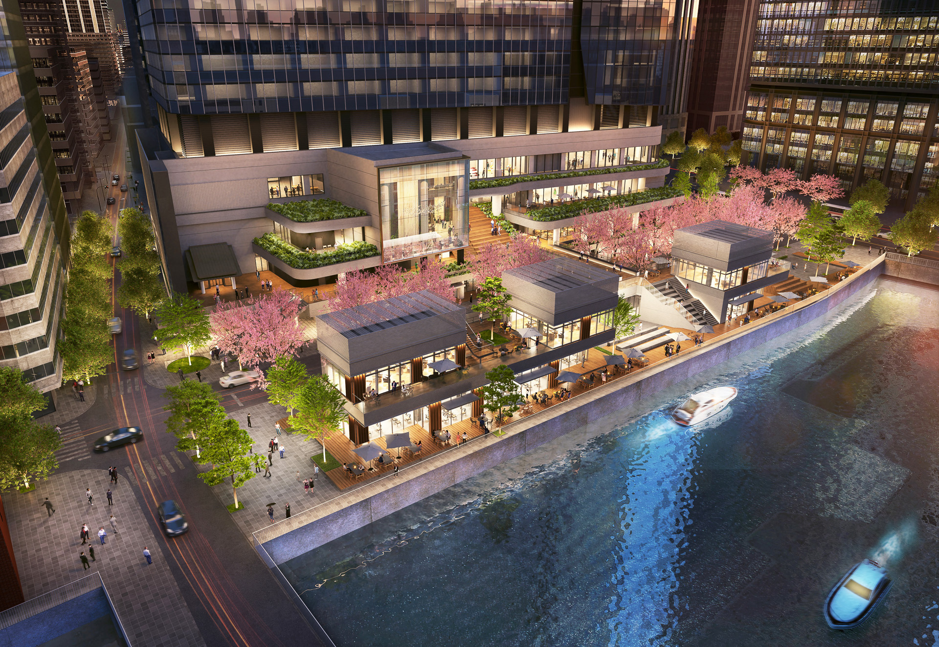 北街区の完成予想図