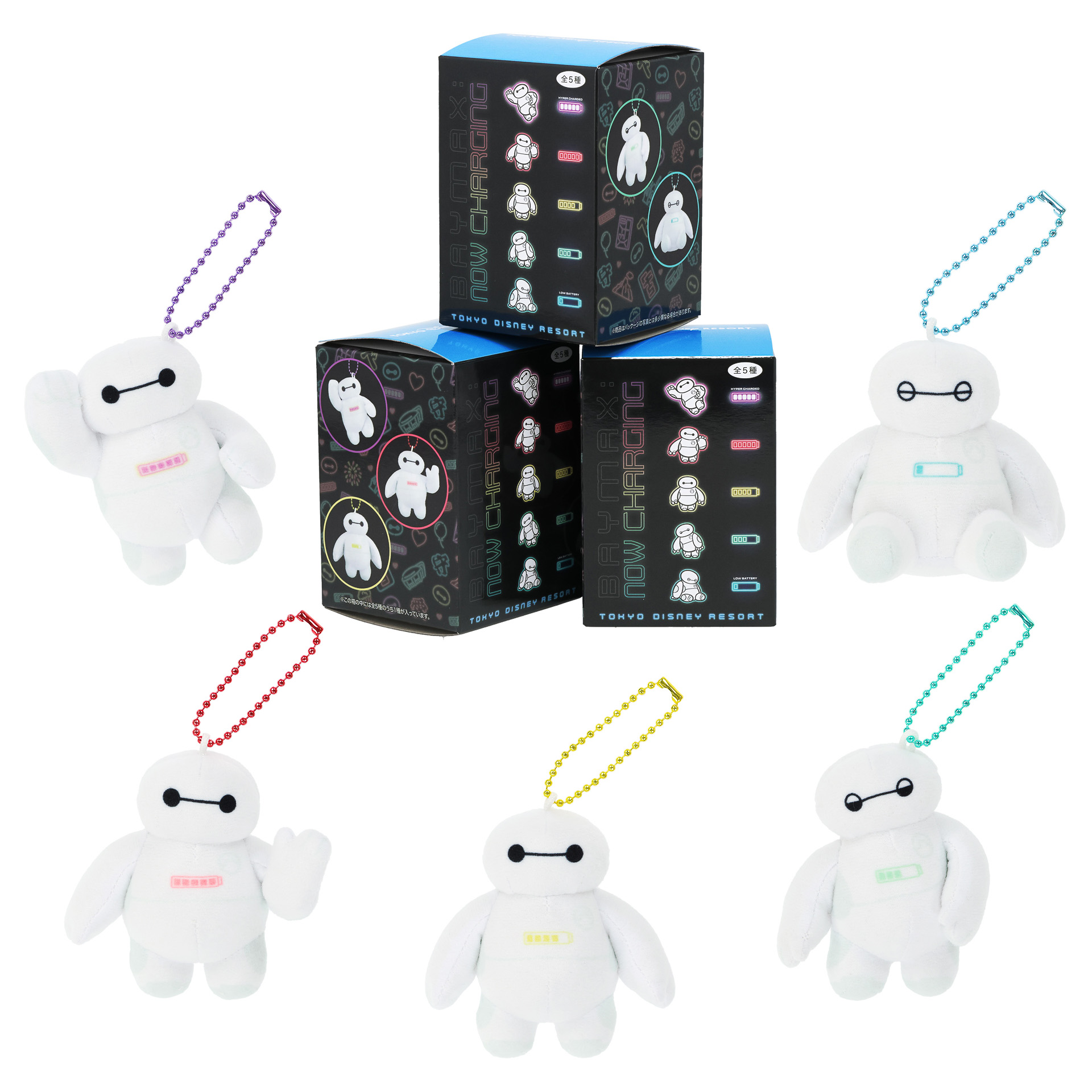 「ぬいぐるみチャーム」（各1400円）