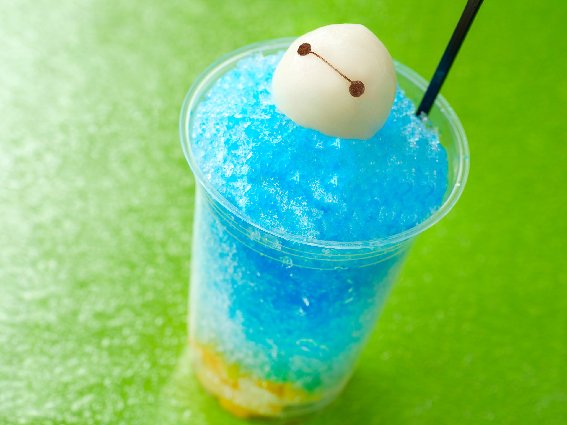 「シェイブアイス（ブルーシロップ＆マンゴー）」（600円）