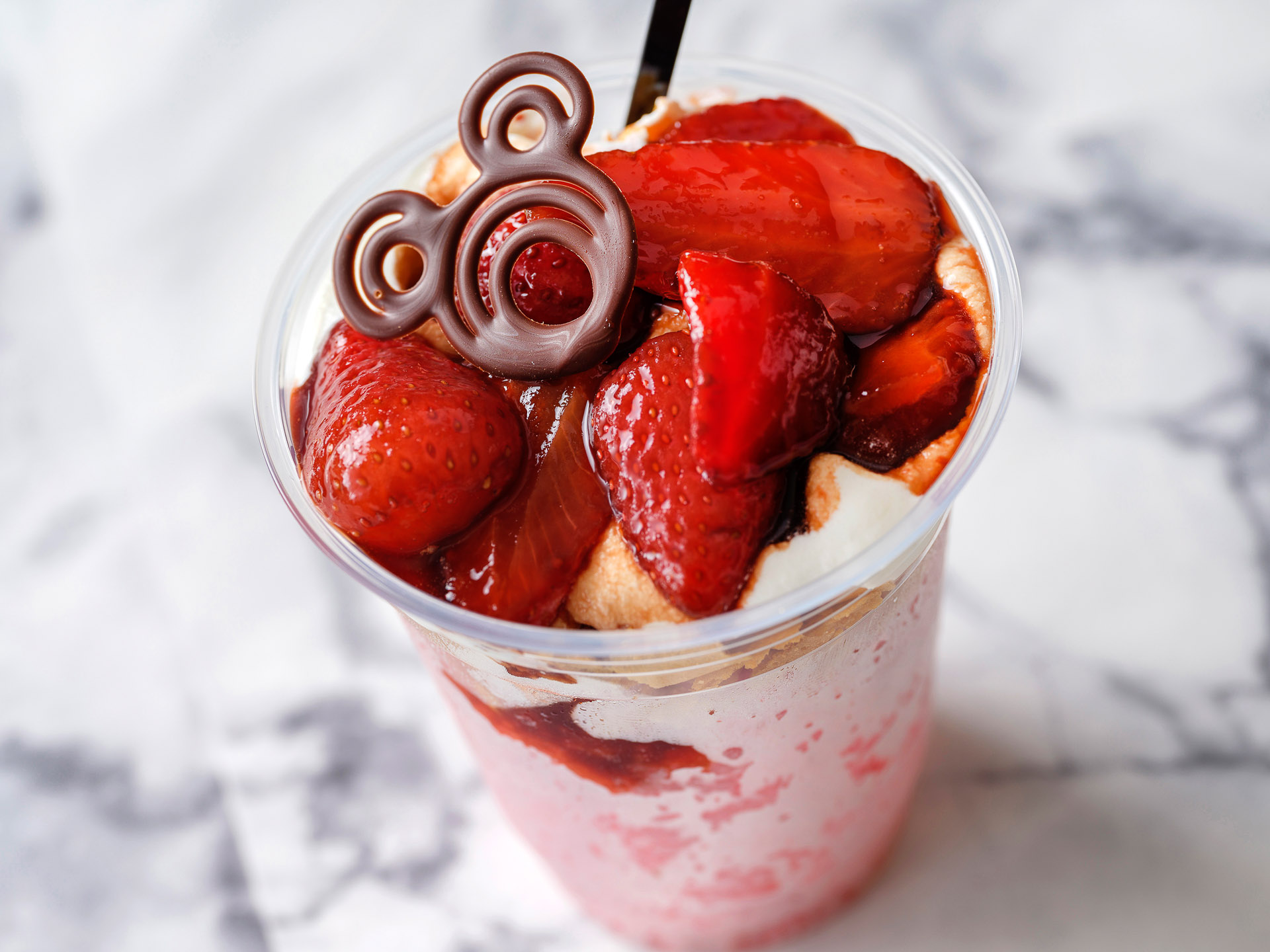 「ストロベリー＆バルサミコのグラニータ」（900円）