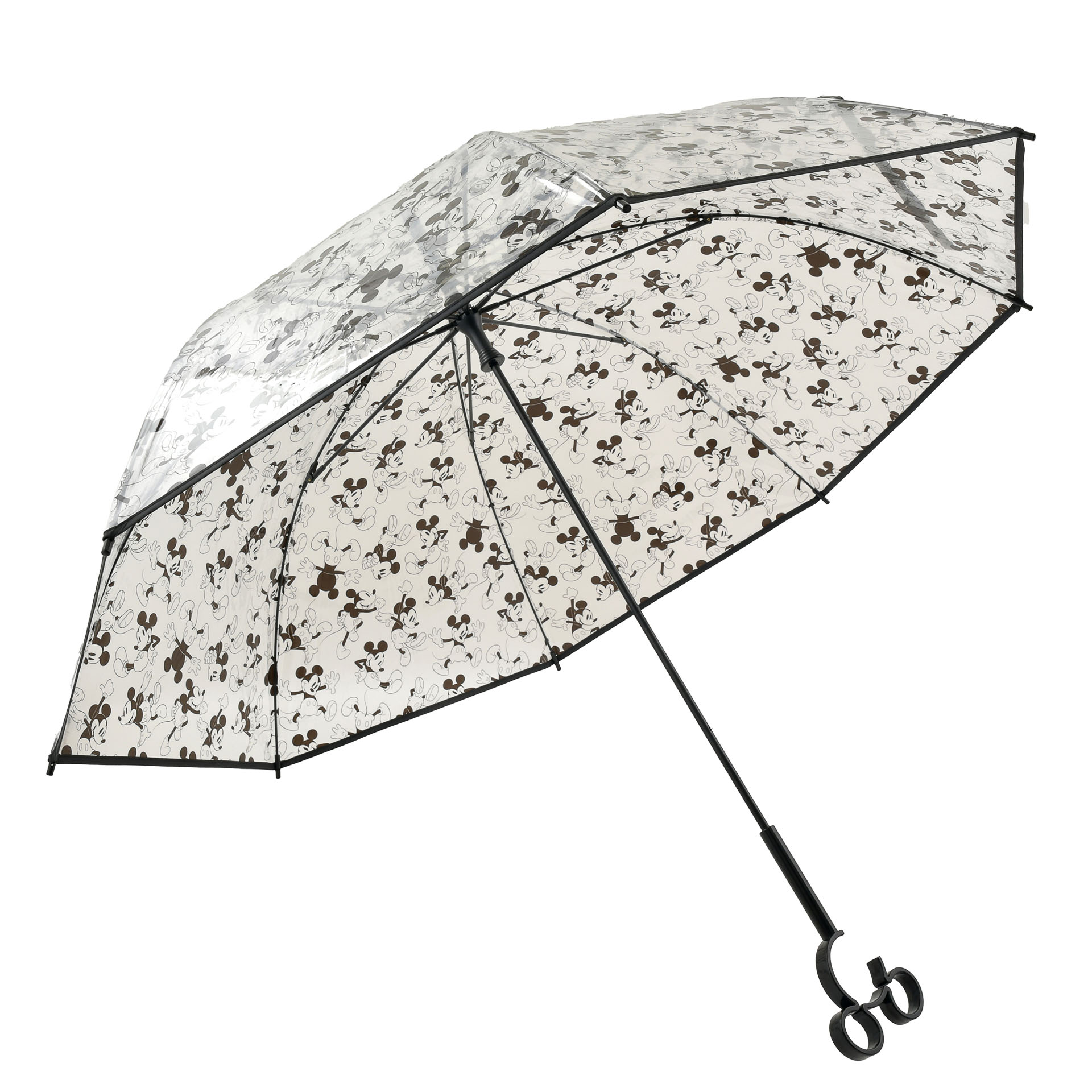 「長傘 ビニール＜ミッキー＞」（1500円）