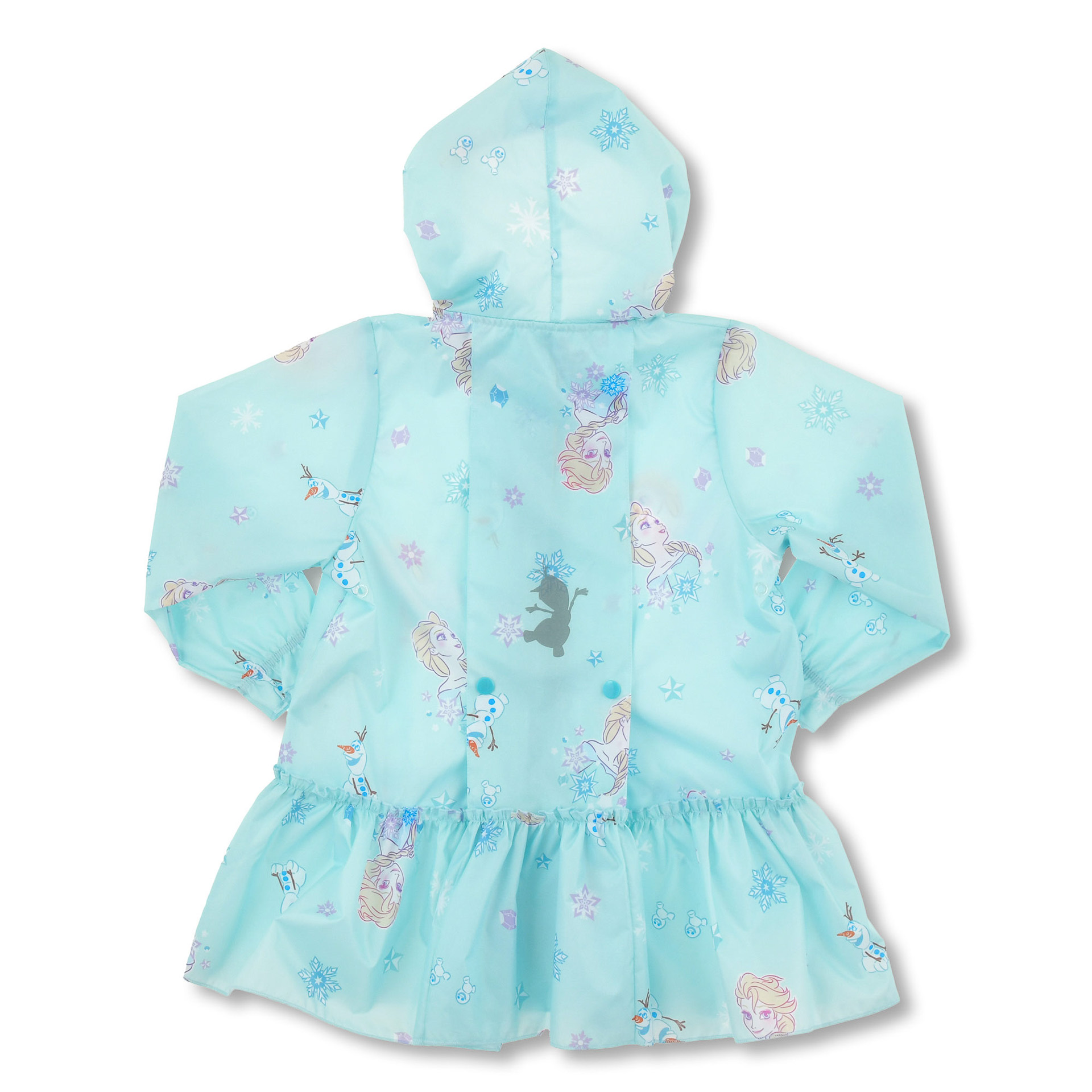 「キッズ用レインコート＜エルサ＆オラフ＆スノーギース＞」（3500円）