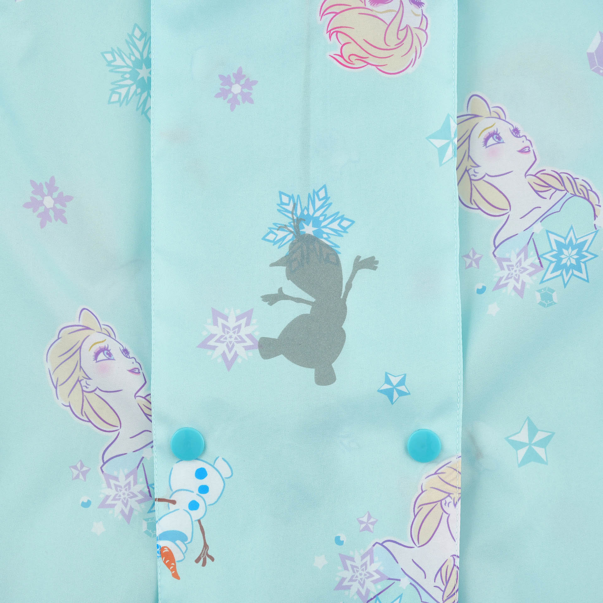 「キッズ用レインコート＜エルサ＆オラフ＆スノーギース＞」（3500円）