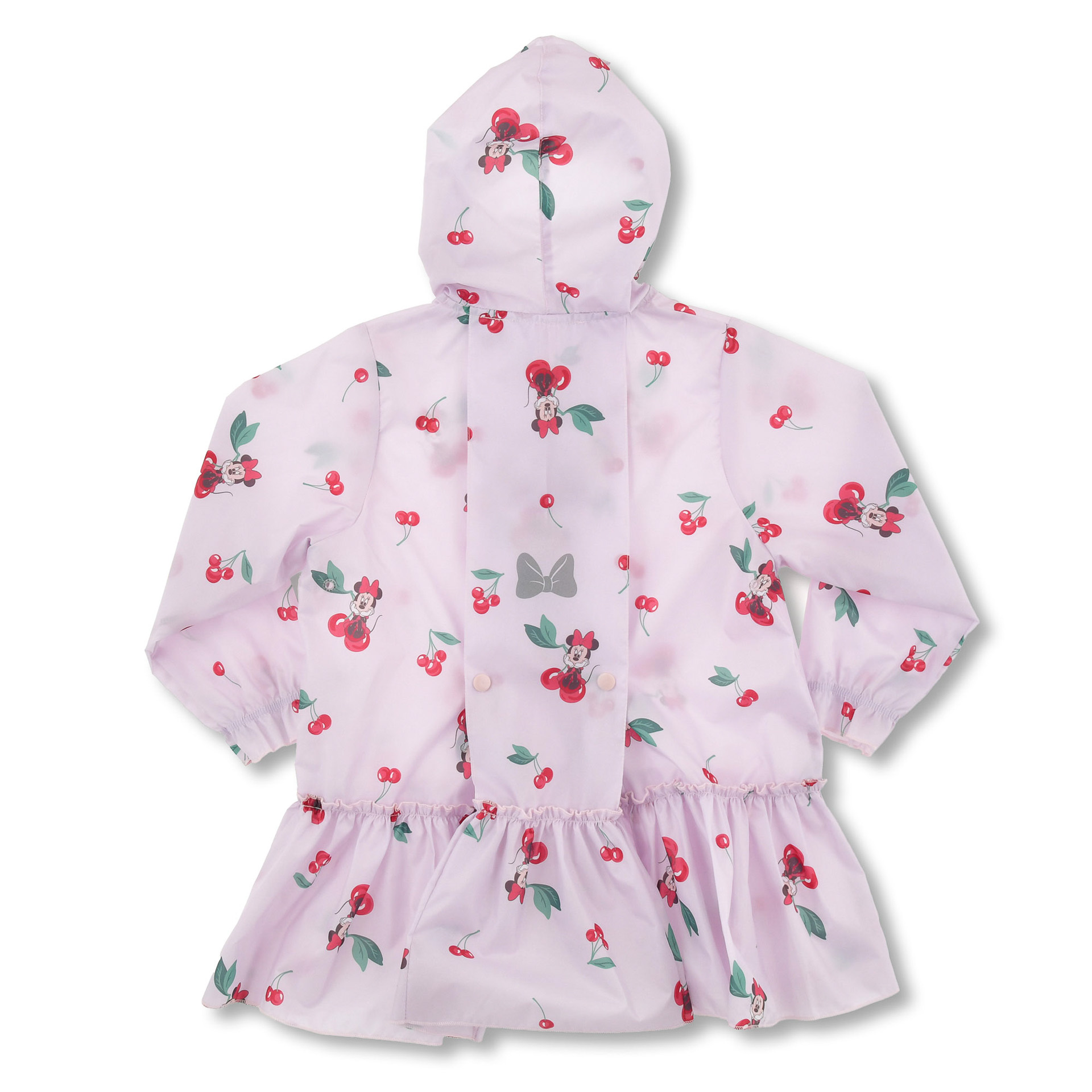 「キッズ用レインコート＜ミニー＆チェリー＞」（3500円）