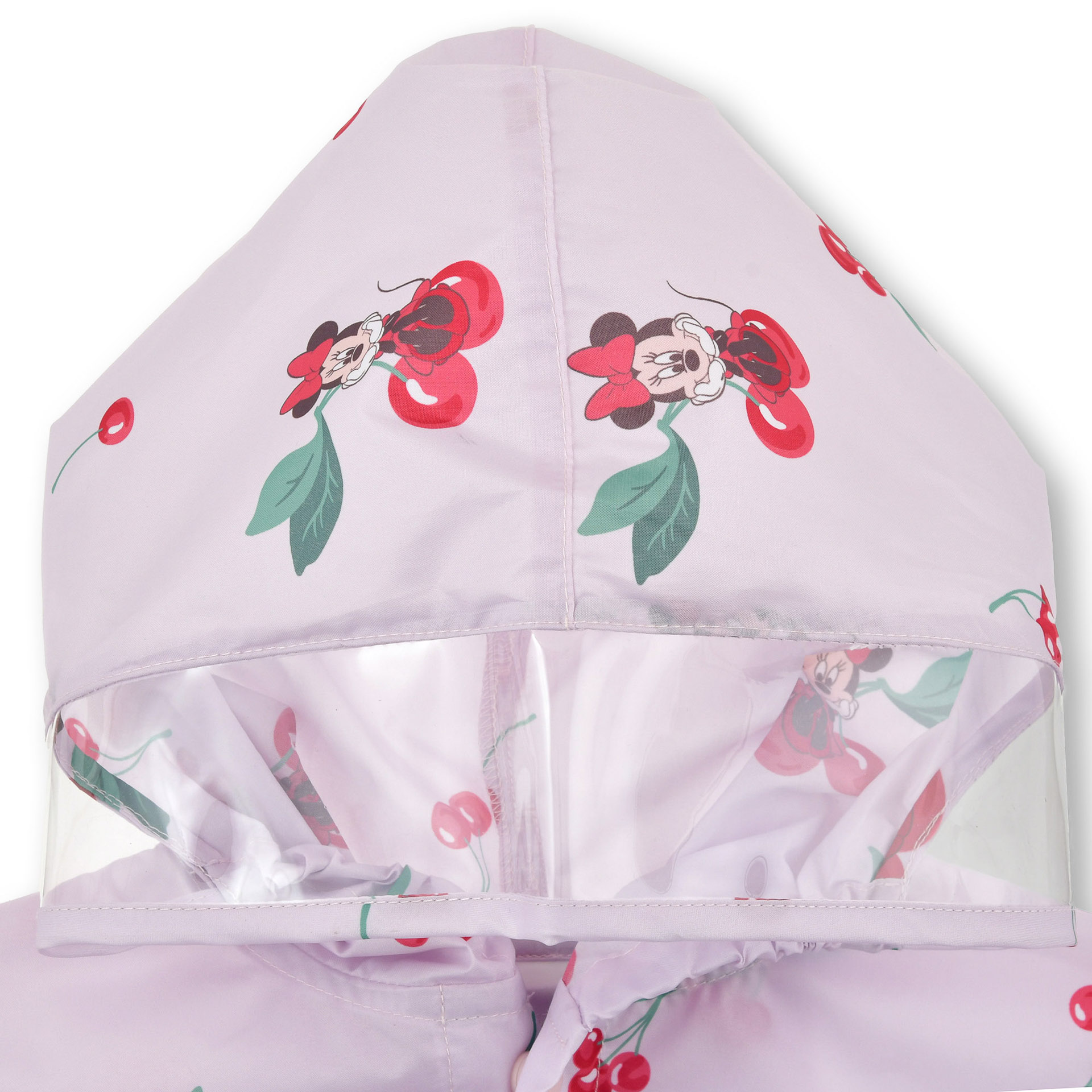 「キッズ用レインコート＜ミニー＆チェリー＞」（3500円）
