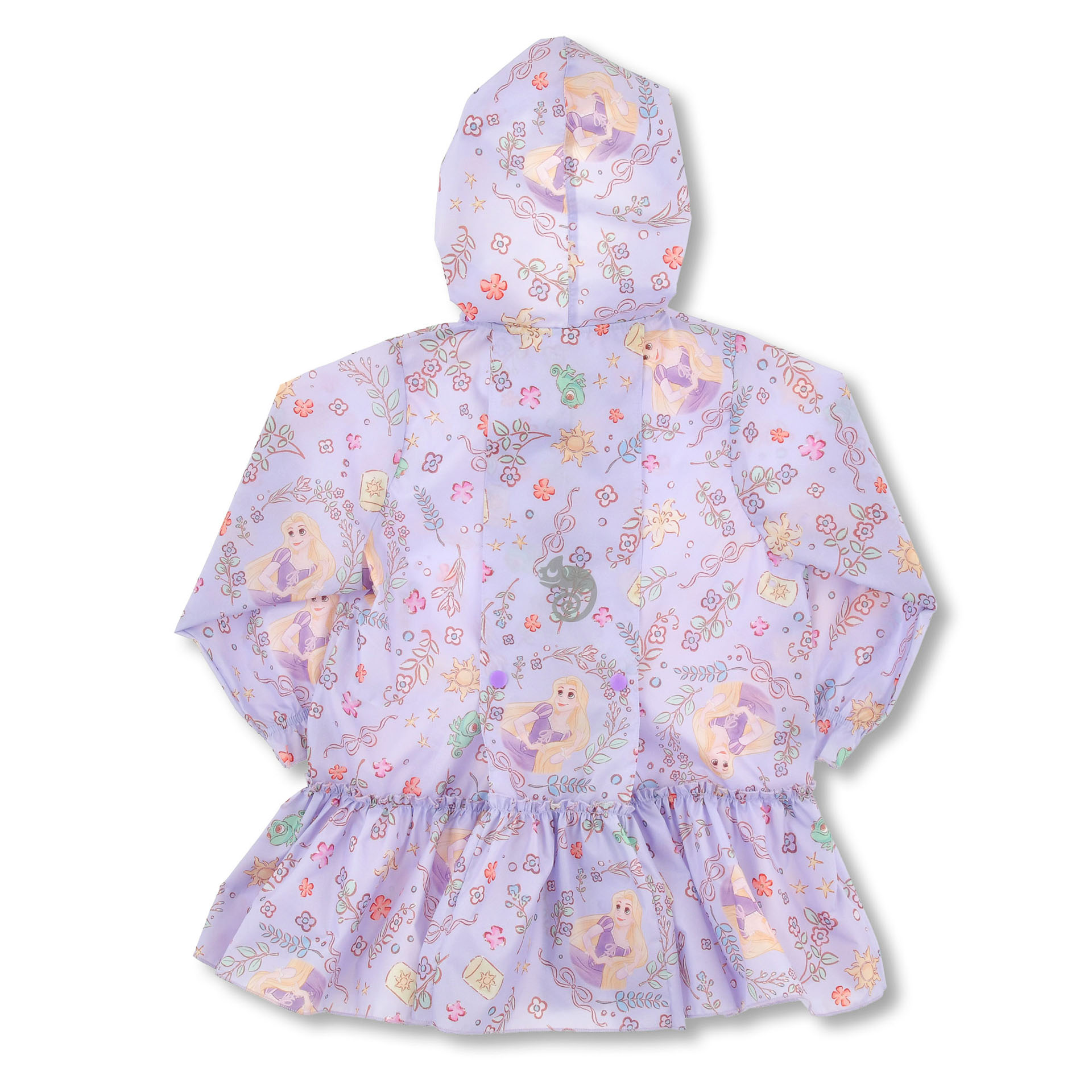 「キッズ用レインコート＜ラプンツェル＆パスカル＞」（3500円）