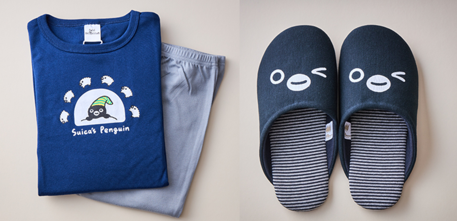 ホテルオリジナル「Suicaのペンギン」くつろぎウエア＆スリッパ発売