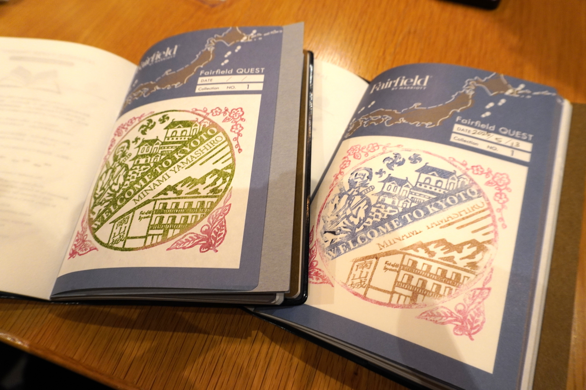 各ホテルでスタンプを集めると、ご当地品やMarriott Bonvoyのポイントがもらえる