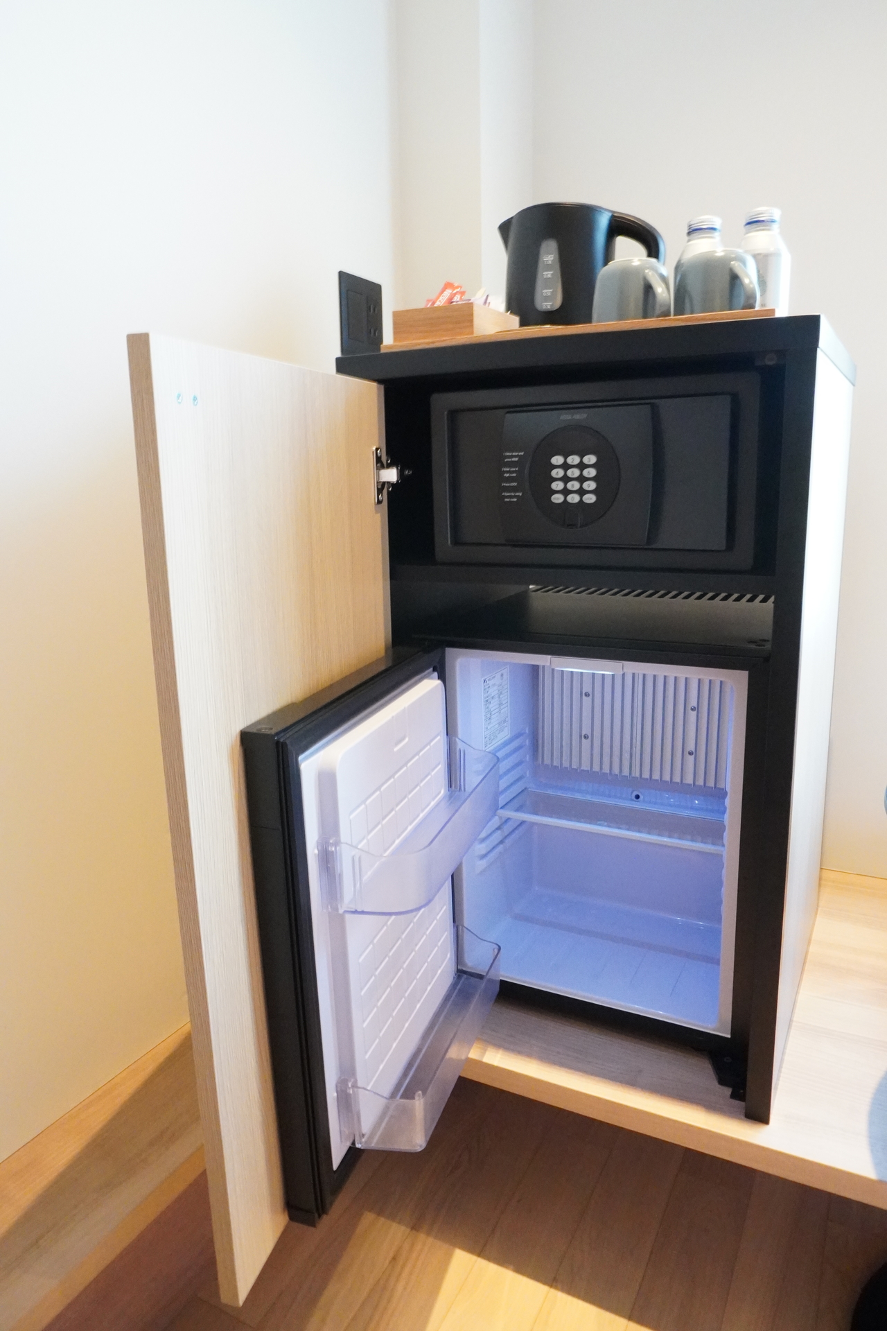 ウェルカムスイーツとカフェコーナー