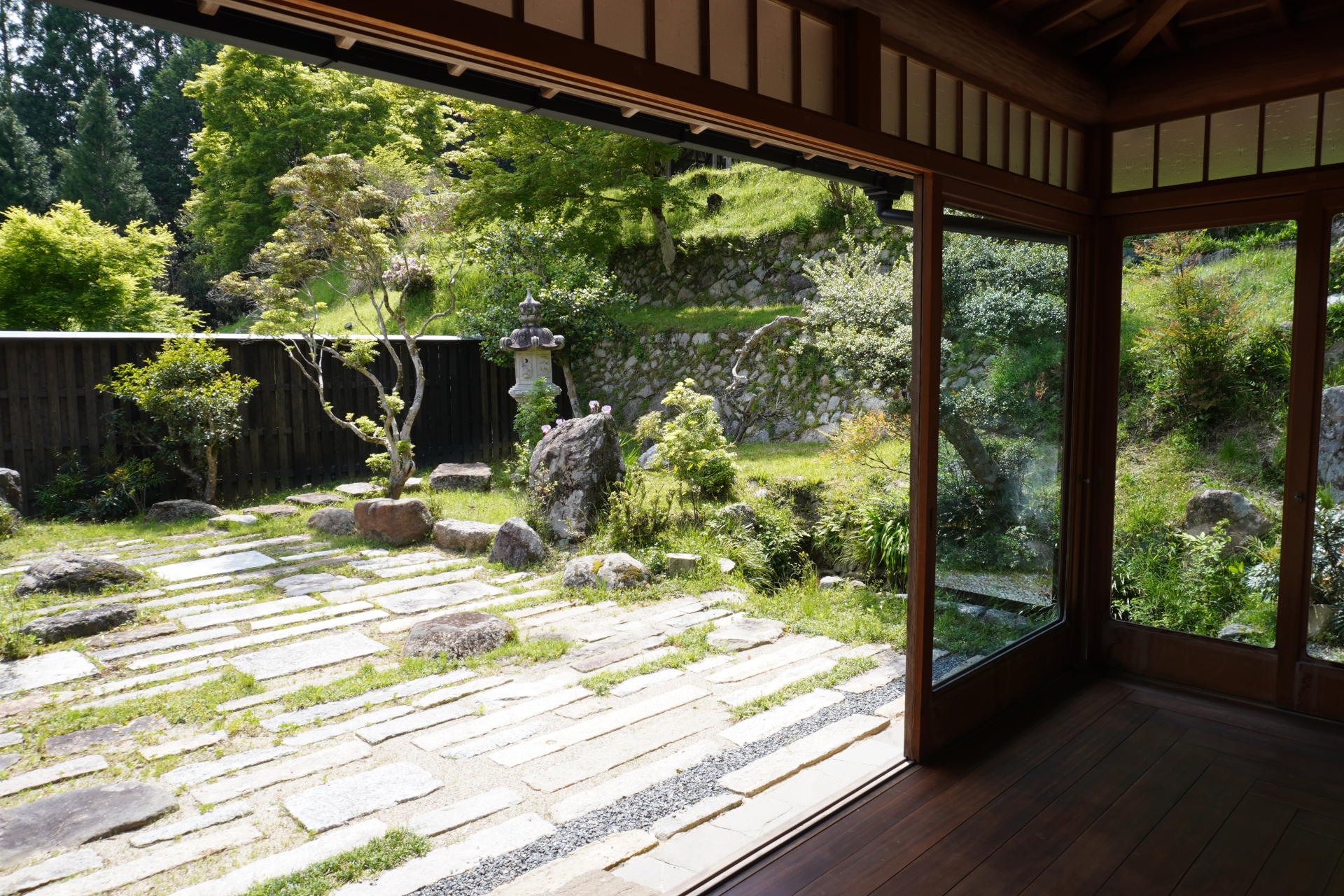 宿泊者向けのエリアも案内してもらった