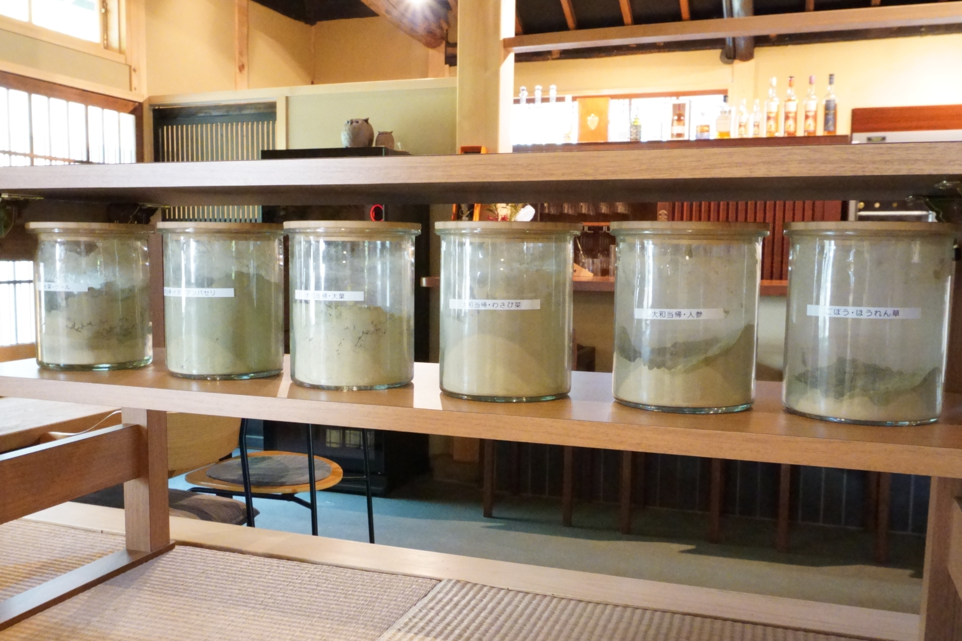 宿泊者向けのエリアも案内してもらった