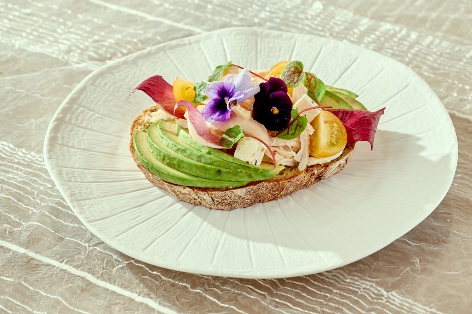 オープンサンドウィッチ