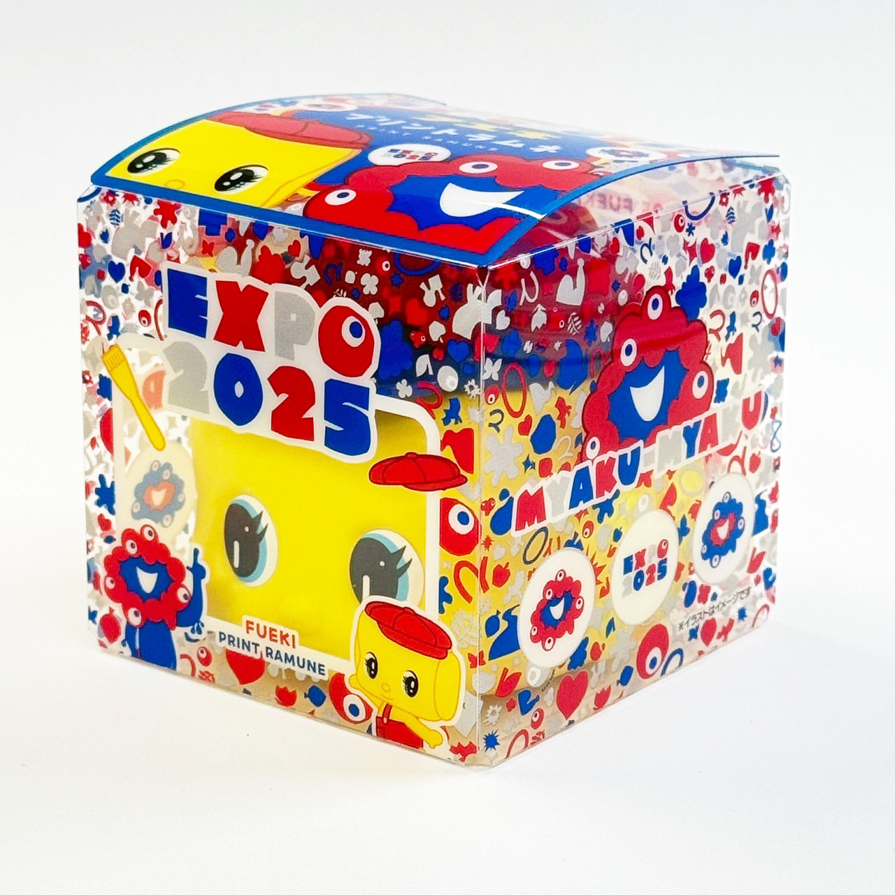 「EXPO2025 ミャクミャク フエキ（プリントラムネ）」10粒入り1000円（税別）