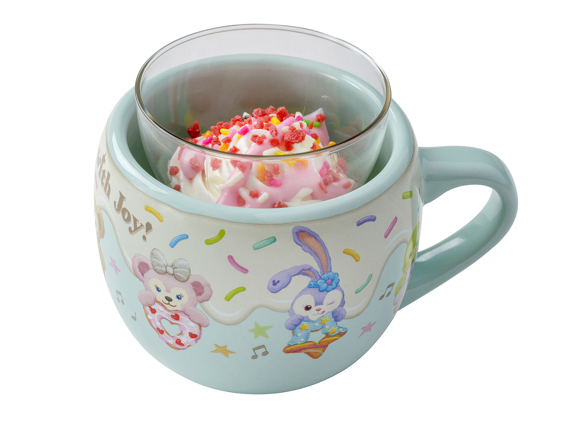 「カスタードプリン、スーベニアカップ付き」（単体550円、スーベニアカップ付きは＋750円）