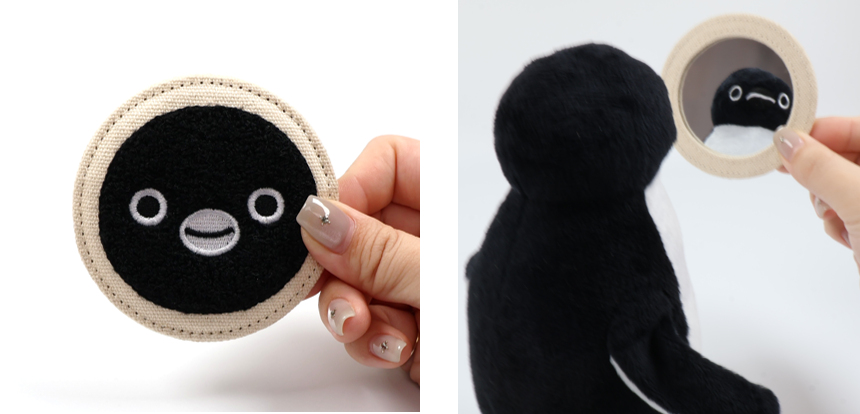 サガラ刺繍ミラー