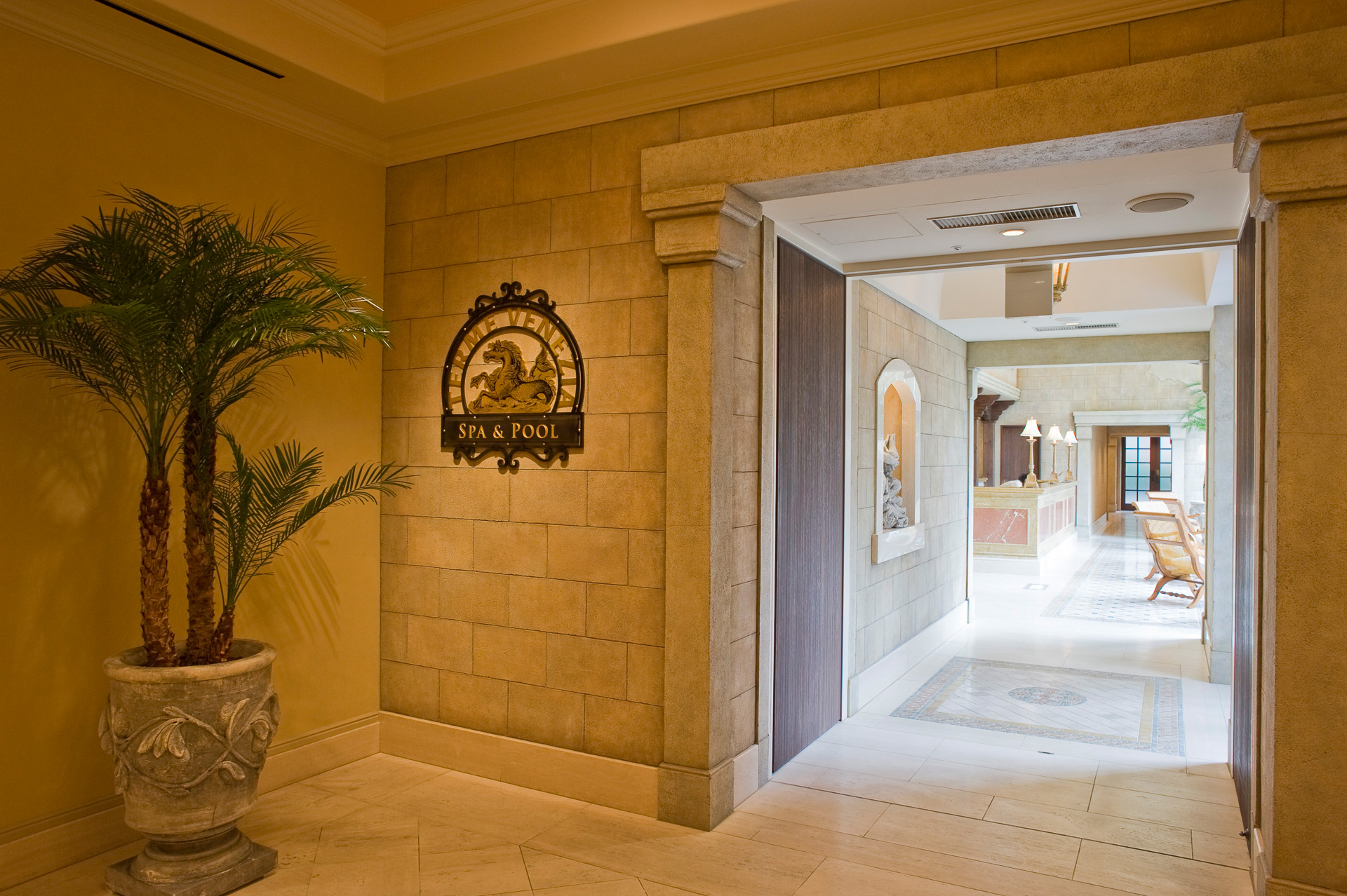 「テルメ・ヴェネツィア」のエントランス