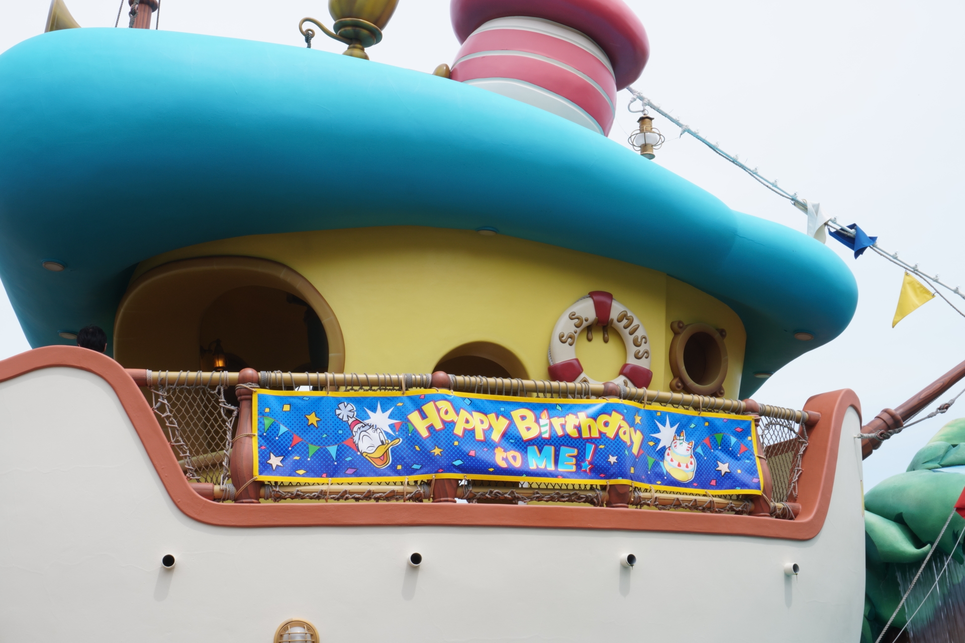 ドナルドのバースデーデコレーション