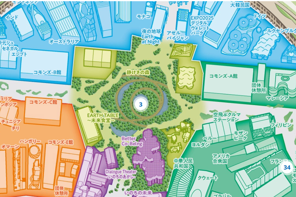 公式デジタルマップに施設名が表示されるようになった &copy;2025 ZENRIN DataCom