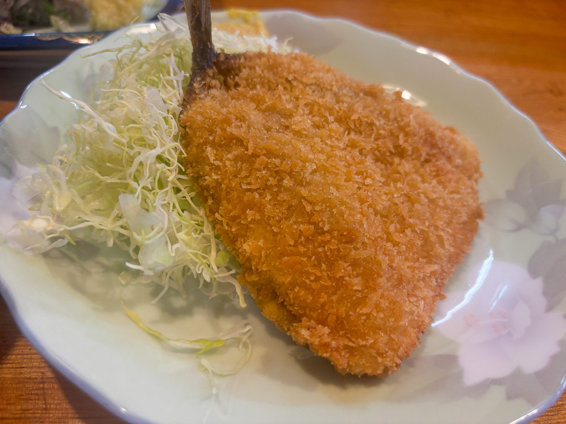 ふわふわのアジフライ