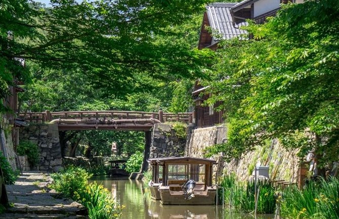 近江八幡の街並み（八幡堀）